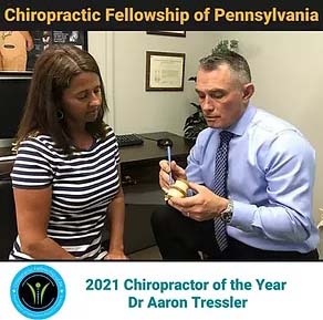 Chiropractor Export PA Aaron Tressler Chiropractor of The Year