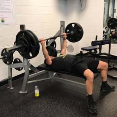 Chiropractor Export PA Aaron Tressler Lifting Weights